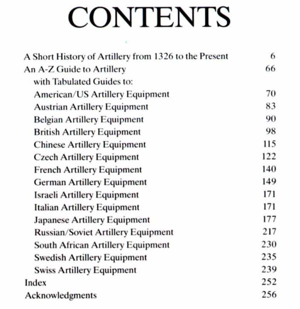 ARTILLERY : An A-Z guide to artillery techniques and equipment throughout the world - Image 2