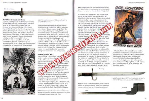 THE ILLUSTRATED ENCYCLOPEDIA OF KNIVES DAGGERS & BAYONETS - Image 4