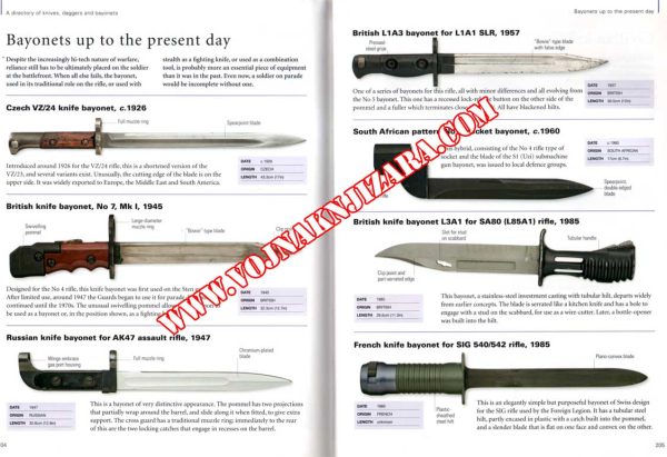 THE ILLUSTRATED ENCYCLOPEDIA OF KNIVES DAGGERS & BAYONETS - Image 9