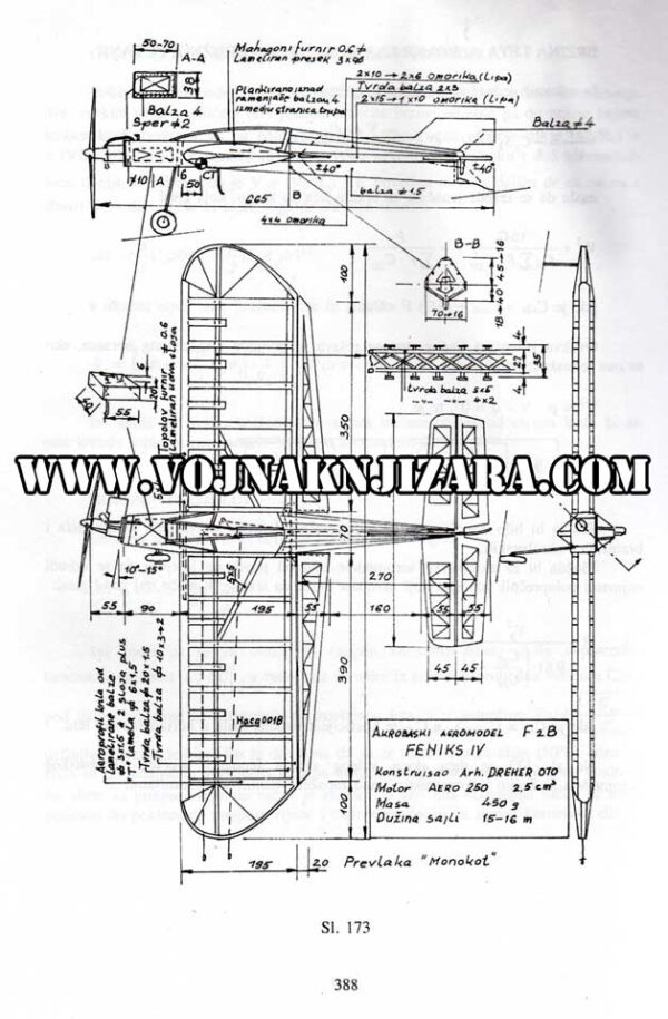 LETEĆI MODELI AVIONA : Konstruisanje i teorija leta - Image 2